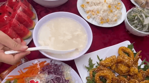 Đặc Sản Trắng Như Sữa Trong Mâm Cỗ Vĩnh Phúc Béo Ngậy, Chan Cơm Ăn Thanh Mát 1 Món Canh Đậu Trong Mâm Cỗ Vĩnh Phúc
