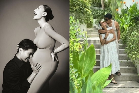 Đúng Ngày của Cha, Ngô Thanh Vân khoe ảnh bầu cực nghệ bên Huy Trần