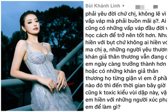 Á hậu Bùi Khánh Linh chính thức bày tỏ quan điểm trước loạt chỉ trích