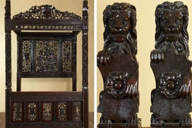 Bất ngờ lai lịch chiếc giường gỗ 700 tỷ đồng bị bỏ lại trong bãi đậu xe- Ảnh 2.