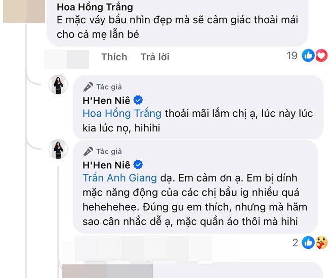 Phản ứng của HHen Niê khi bị dân mạng góp ý ăn mặc lôi thôi khi mang bầu