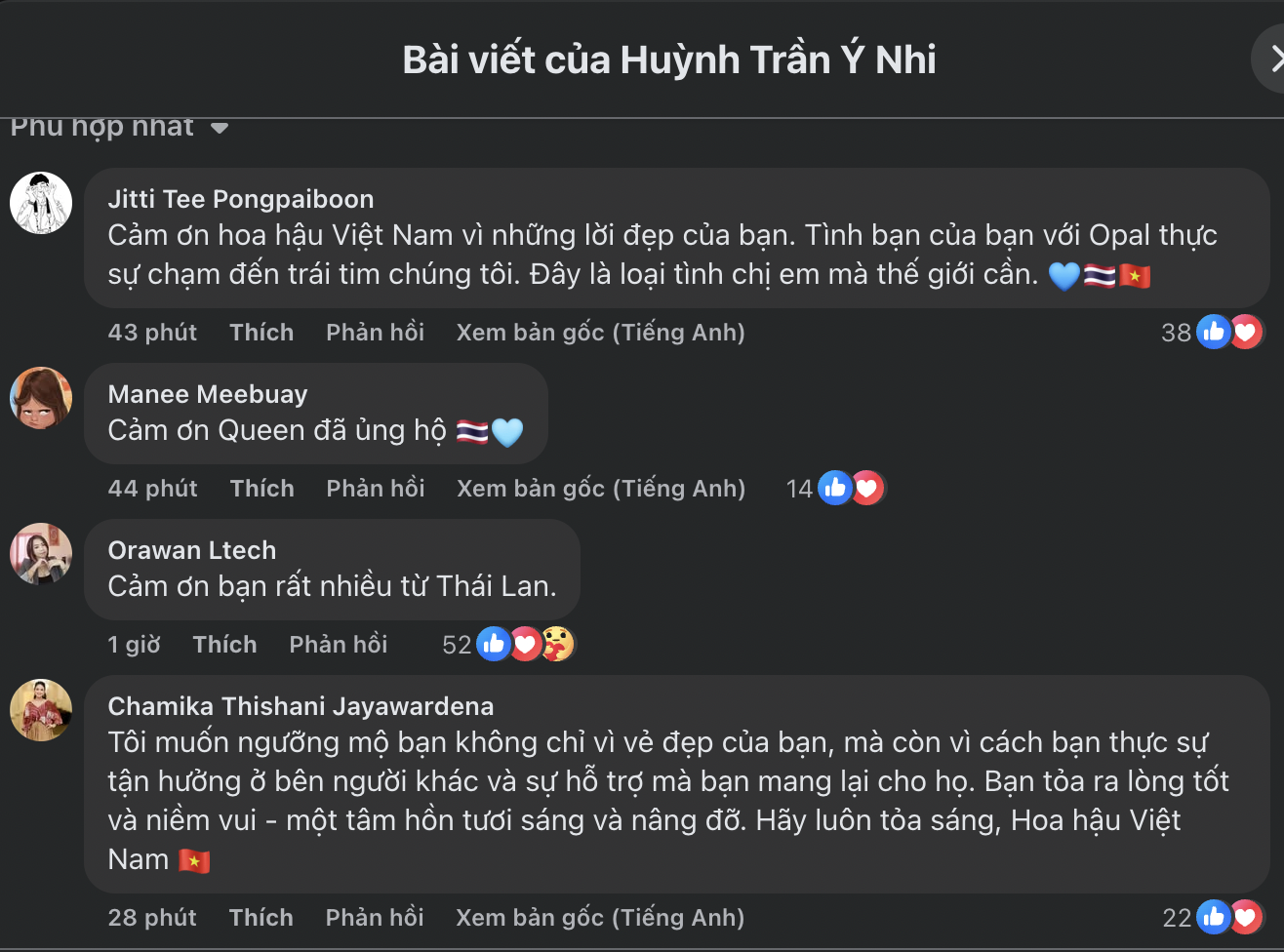 Fan sắc đẹp quốc tế 'tràn' vào Facebook Ý Nhi sau tâm thư gửi Tân Hoa hậu Thế giới 2025- Ảnh 8.