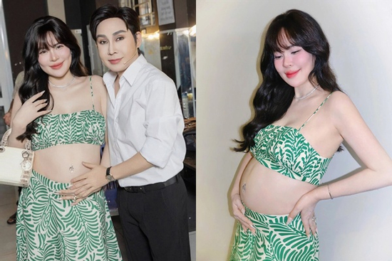 Vác bụng bầu xem Vũ Luân biểu diễn, Phương Lê gây tranh cãi vì trang phục