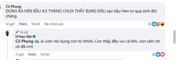 HHen Niê lộ bụng bầu vượt mặt ở tháng thứ 5 phản hồi trước nghi vấn sinh đôi