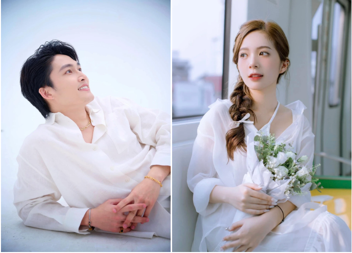 Ngoại hình đũa lệch 1m83 1m53 của Đình Tú và vợ hot girl sắp cưới