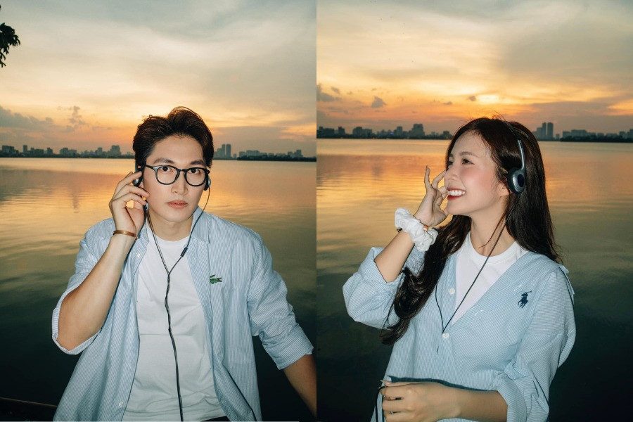 Ngoại hình đũa lệch 1m83 1m53 của Đình Tú và vợ hot girl sắp cưới