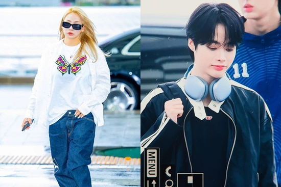 Phong cách sân bay 'chất lừ' của CL (2NE1), HanBin Tempest khi đổ bộ Việt Nam