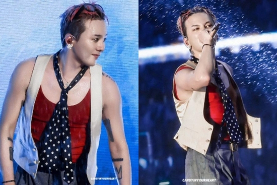Chùm ảnh cực đẹp của G-Dragon trong đêm mưa gió Hà Nội khiến dân tình 'sốc lên sốc xuống'