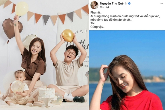 Thu Quỳnh chia sẻ gây chú ý sau nhiều năm làm mẹ đơn thân