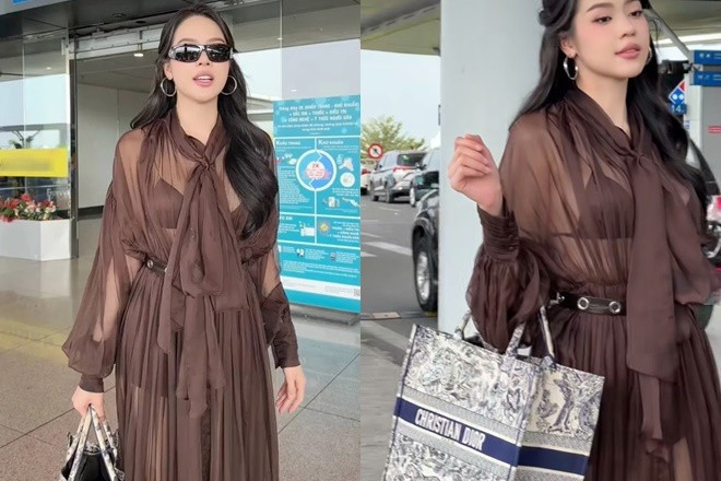 Hoa hậu Thanh Thủy bị chê thảm họa thời trang vì mặc khó hiểu lên đồ như đi chợ