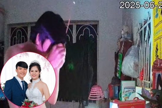 Khoảnh khắc chồng thủ thỉ trước di ảnh vợ khiến người xem rơi nước mắt