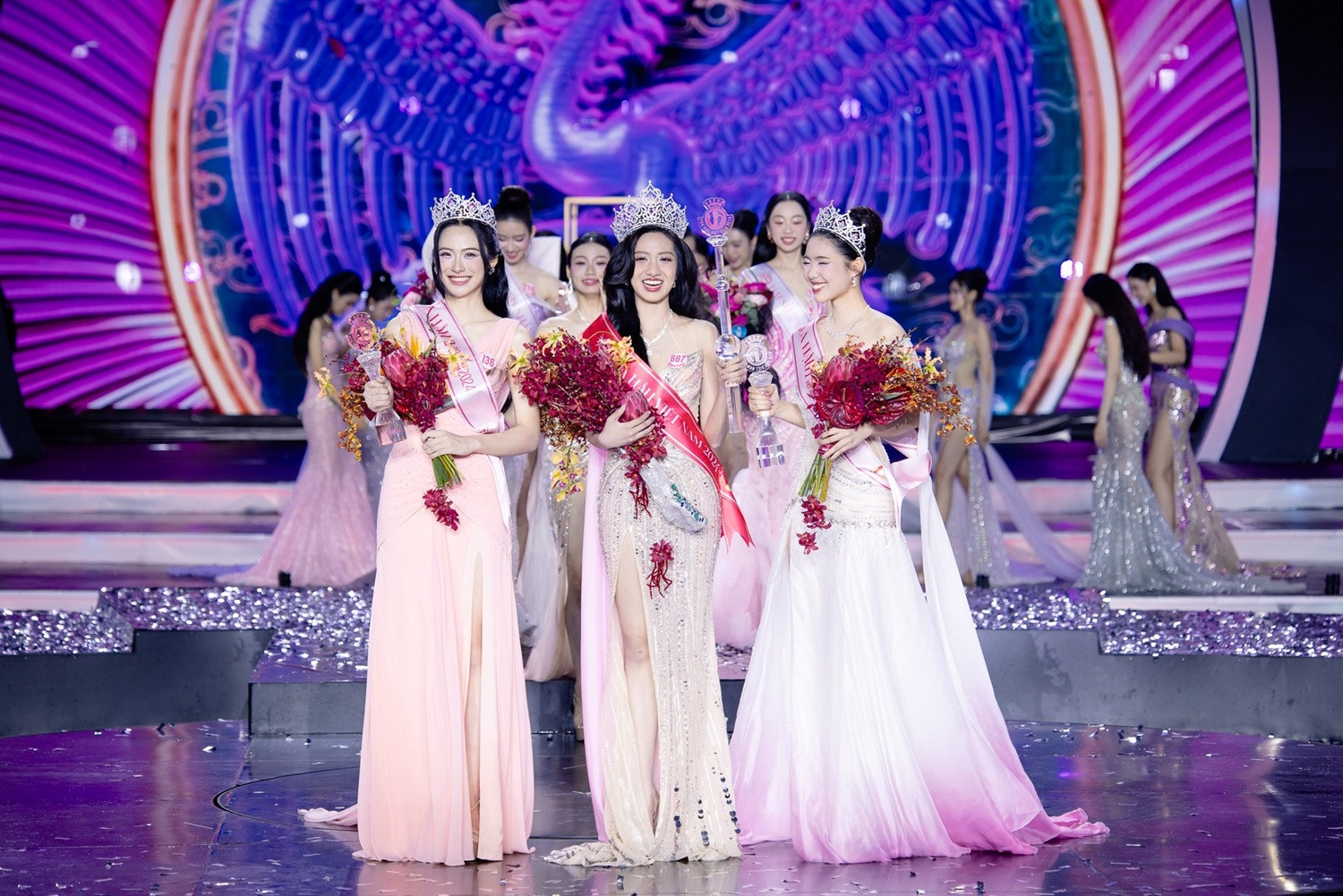 Cận cảnh nhan sắc của Tân Hoa hậu Việt Nam 2024 Hà Trúc Linh