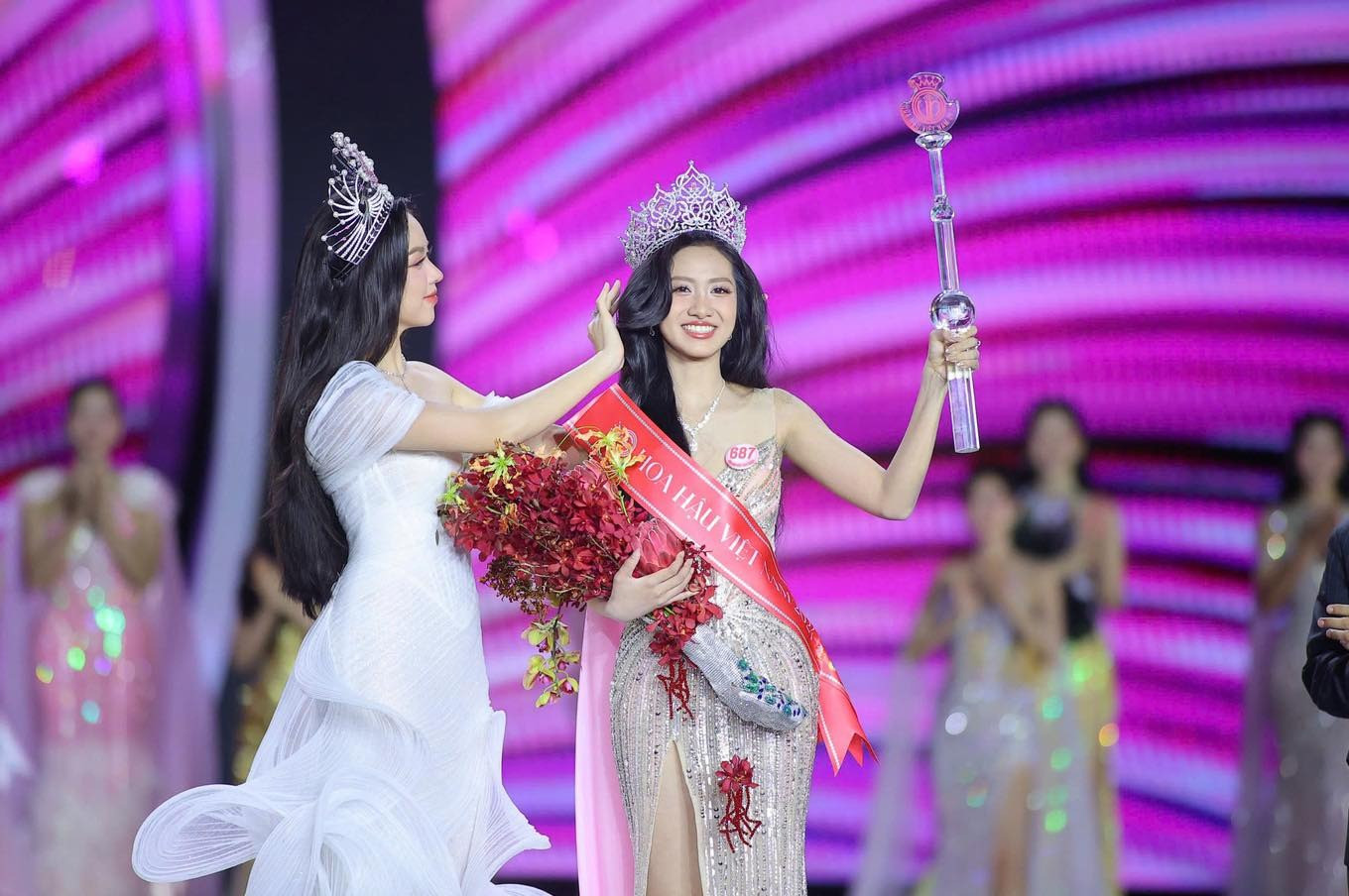 Cận cảnh nhan sắc của Tân Hoa hậu Việt Nam 2024 Hà Trúc Linh