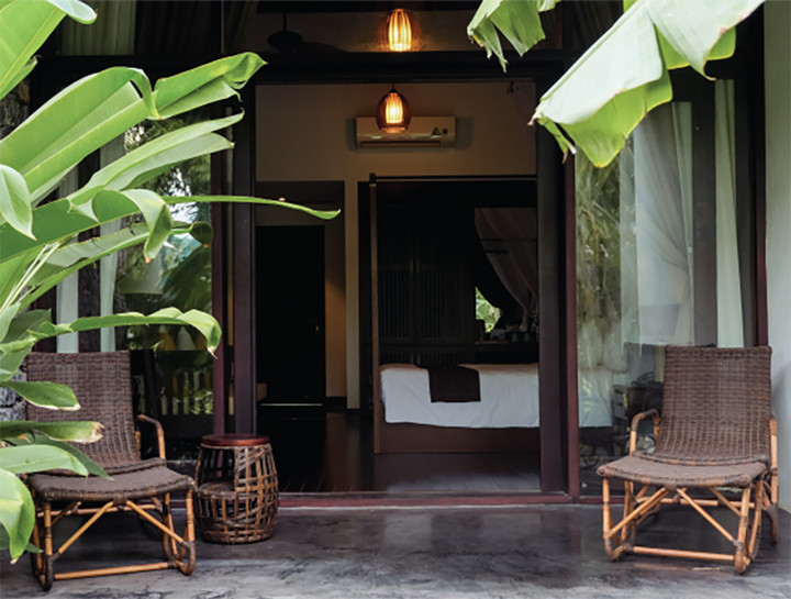 Yếu tố thiên nhiên là một dấu hiệu ngôi nhà có phong thủy tốt. (Ảnh: Aravinda)