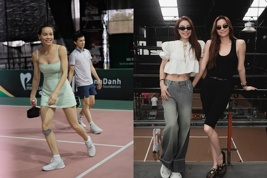Hồ Ngọc Hà mặc như đồ ngủ ra sân pickleball gây tranh cãi