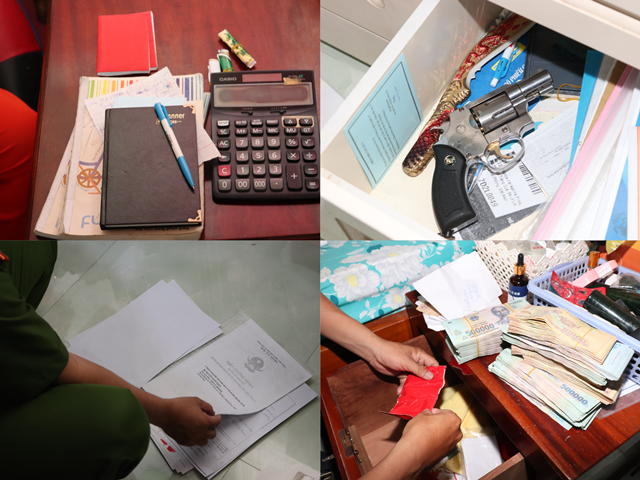 Khỏi tố 2 cha con cho vay lãi nặng, bắt giữ trái phép, đe dọa con nợ- Ảnh 1.