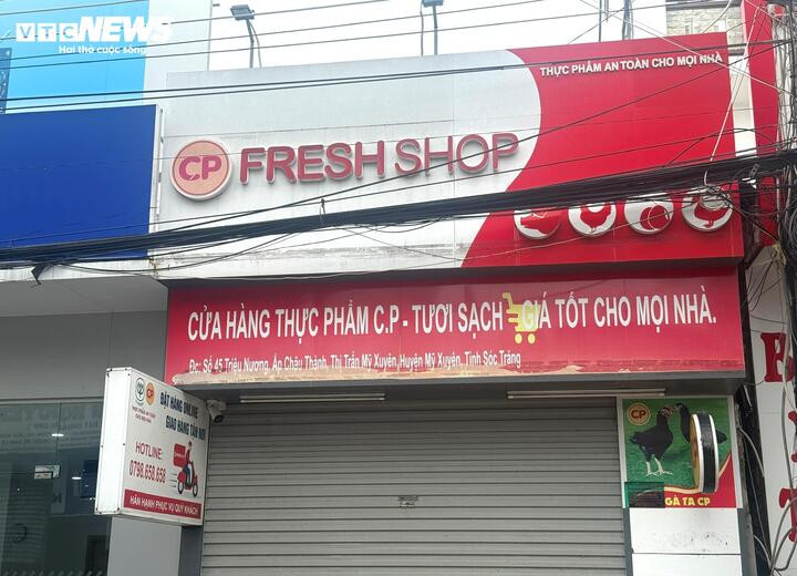 3/4 cửa hàng của Công ty C.P. tại Sóc Trăng đã đóng cửa do Giấy chứng nhận An toàn thực phẩm hết hạn.