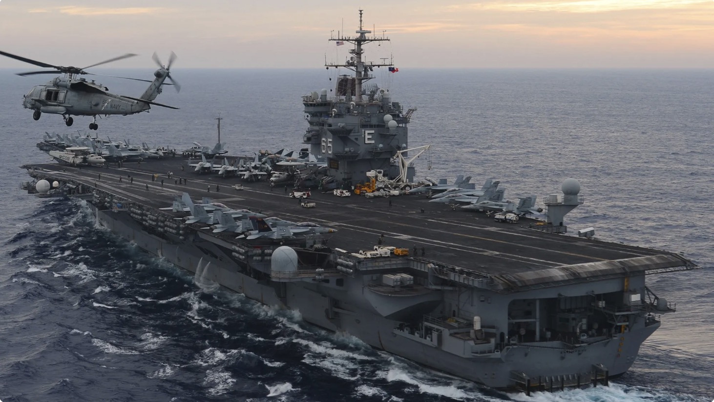 Tàu sân bay USS Enterprise. Ảnh: Seaforce