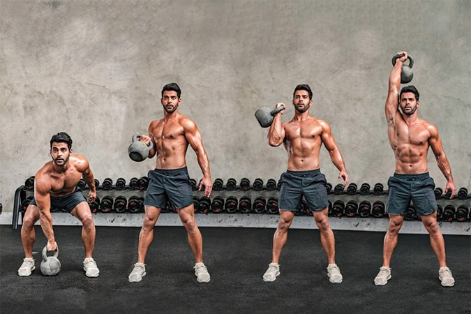 Bài tập với tạ ấm giúp tăng cơ, giảm mỡ- Ảnh 6.