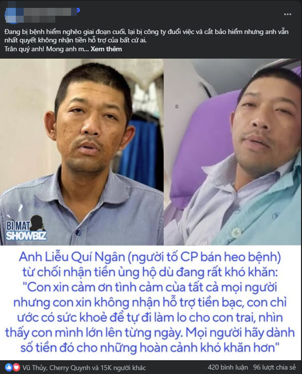 Tình cảnh đáng lo của người đàn ông vừa có loạt tiết lộ sốc về CP Việt Nam