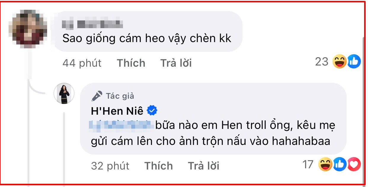 Khoe nồi canh chồng nấu bị chê như nồi cháo heo HHen Niê đáp trả