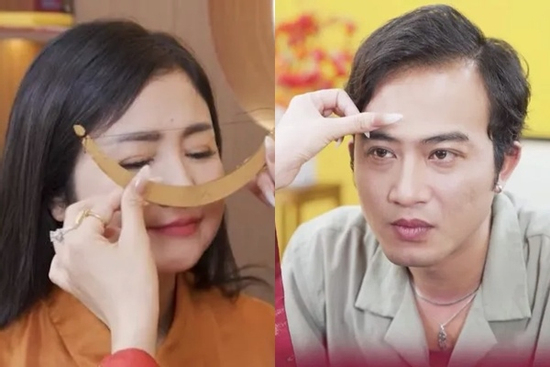 Nhiều NSND, NSƯT quảng cáo làm chân mày dán mác phong thủy