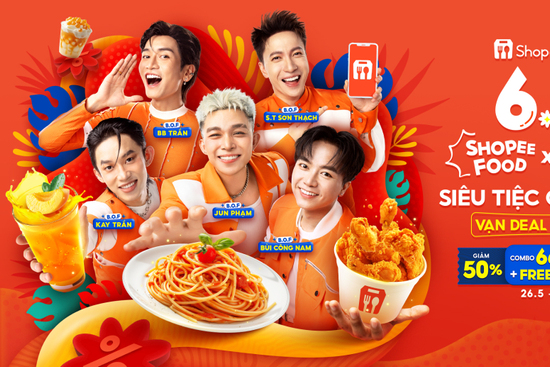 Tháng 6 'rực lửa': Đặt ShopeeFood, tận hưởng ‘6.6 Siêu Tiệc Giữa Năm’