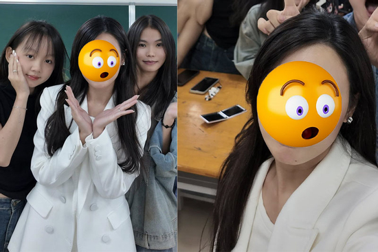Midu bị lộ nhan sắc thật qua ảnh sinh viên chụp trên giảng đường