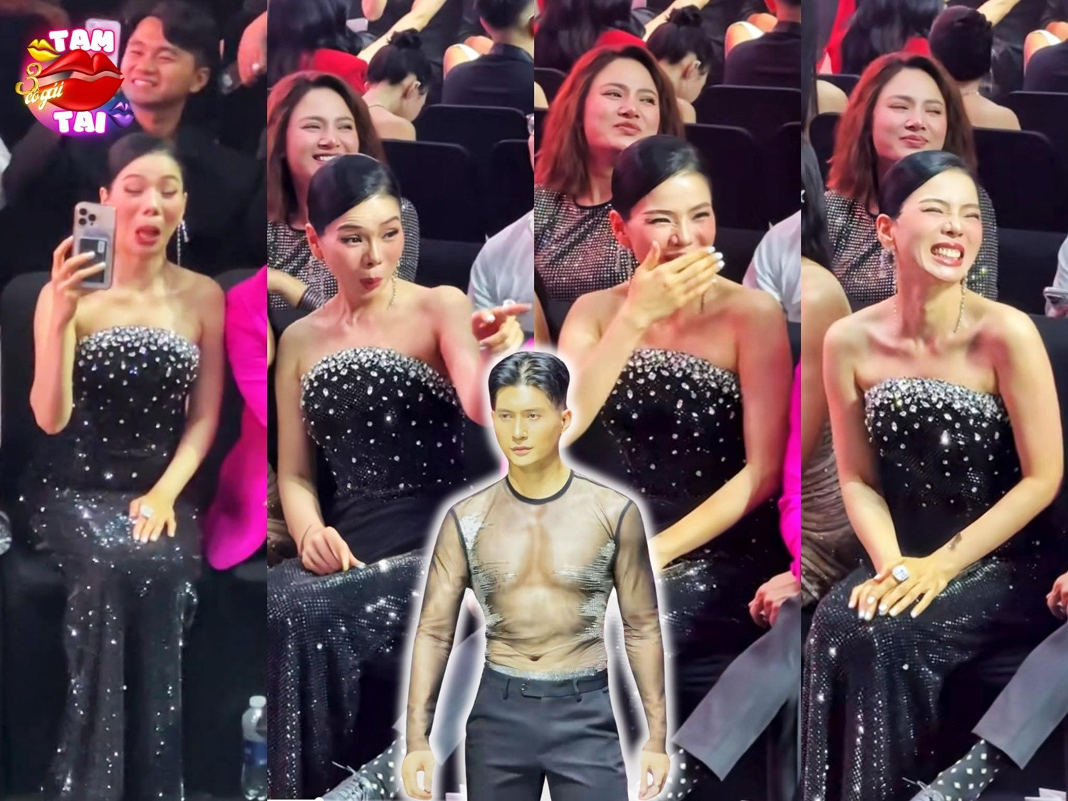 Phản ứng khó đỡ của Lệ Quyên khi thấy bạn trai kém 12 tuổi mặc đồ xuyên thấu