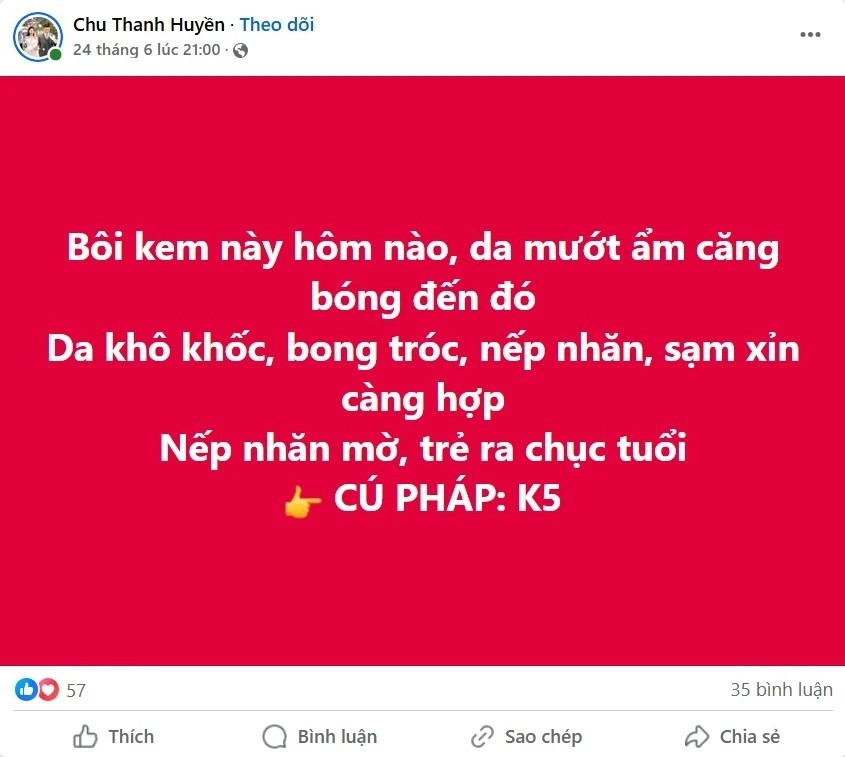 Chu Thanh Huyền bị chỉ trích vì lợi dụng độ nổi tiếng của Quang Hải để quảng cáo bất chấp