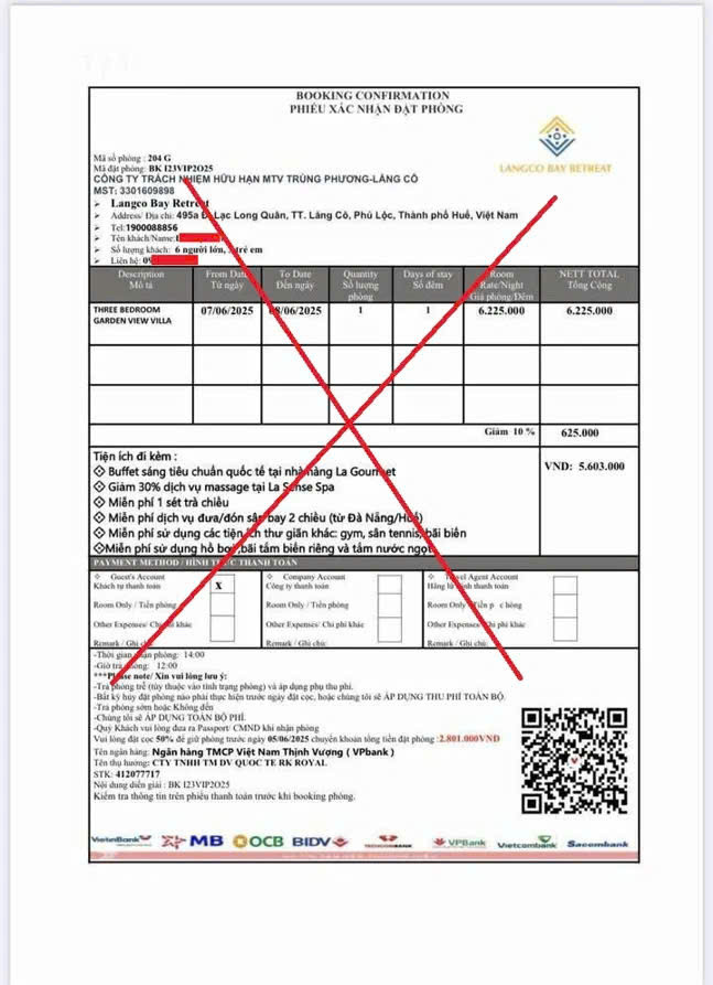 Huế cảnh báo chiêu trò lừa đặt phòng, 'mạnh tay' với hành vi chèo kéo khách- Ảnh 1.