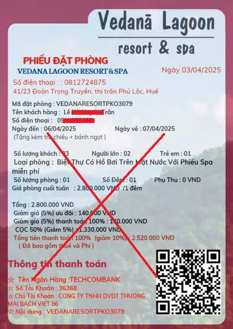 Huế cảnh báo chiêu trò lừa đặt phòng, 'mạnh tay' với hành vi chèo kéo khách- Ảnh 2.