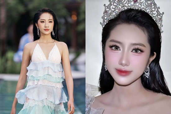 Hoa hậu Hà Trúc Linh gây sốt vì đẹp nguyên bản