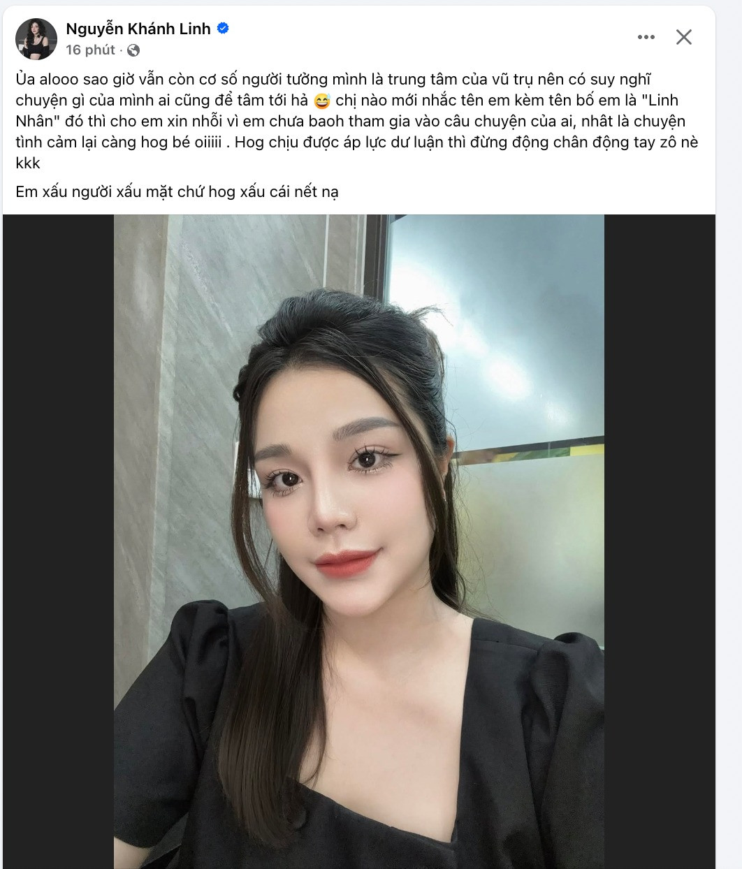 Vợ Bùi Tiến Dũng viết status đốp chát antifan khiến dân mạng bùng nổ tranh cãi