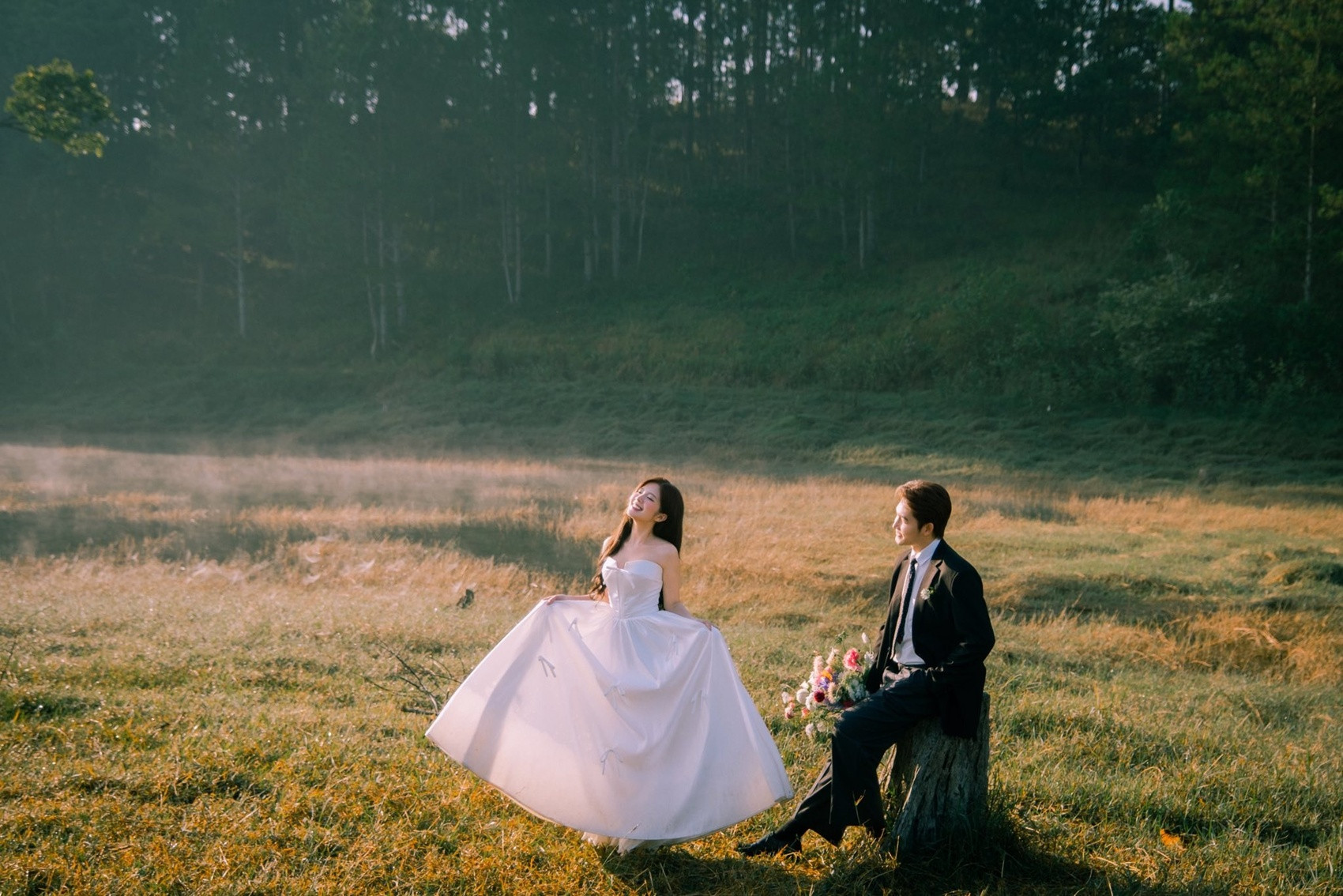 Đình Tú Ngọc Huyền tung trọn bộ ảnh cưới hé lộ thời gian cụ thể tổ chức hôn lễ