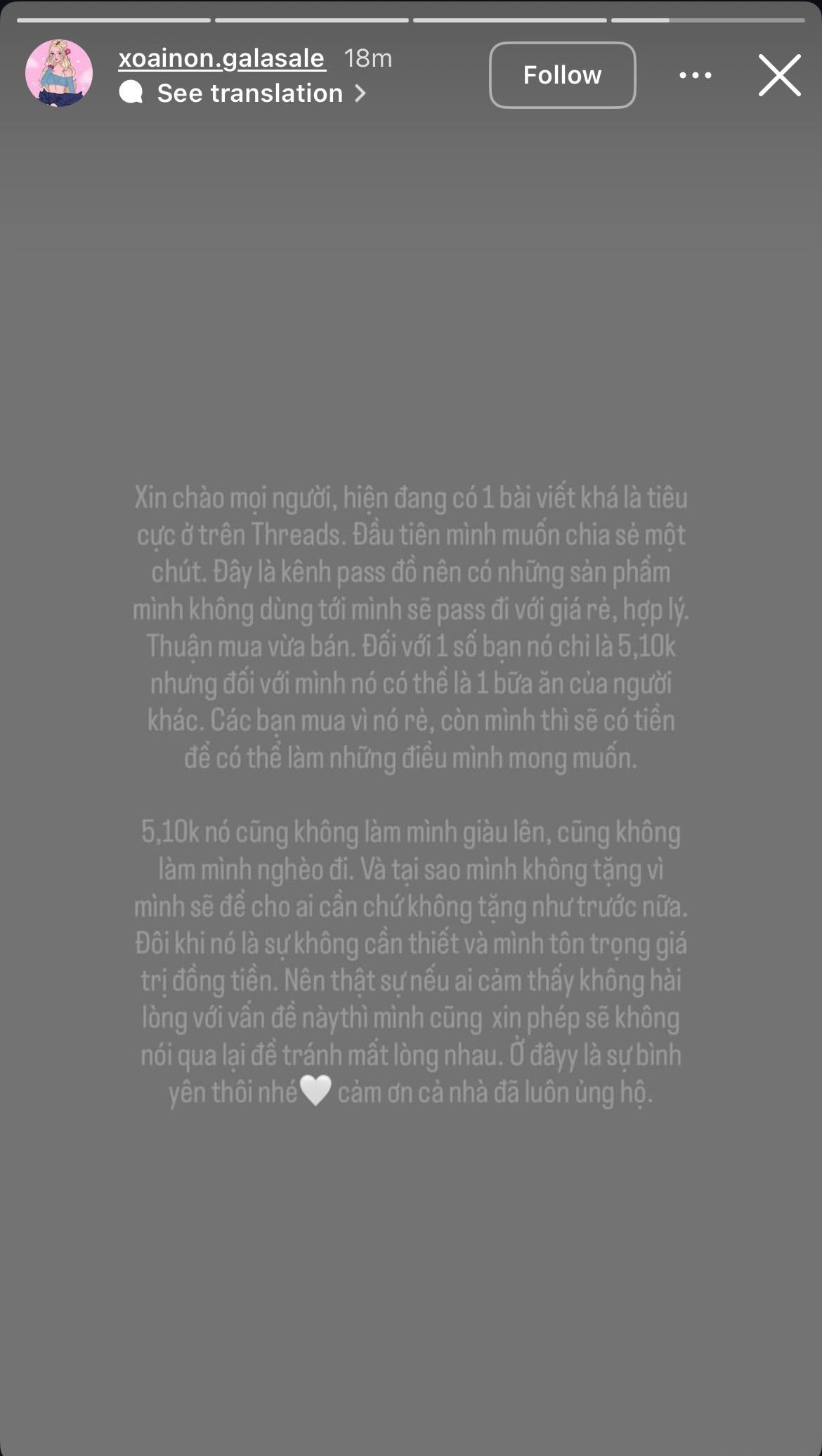Hình ảnh đáng lo của Gil Lê sau ồn ào thanh lý đồ của Xoài Non gây tranh cãi