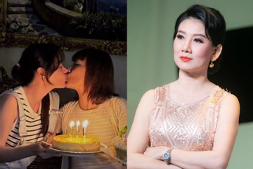 NSND Mỹ Uyên gây sốc khi đăng ảnh hôn môi đồng giới