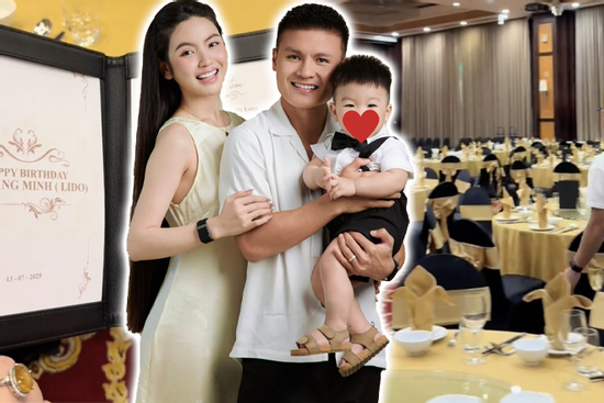 Quang Hải siêu giàu, tổ chức sinh nhật quý tử ở khách sạn 5 sao, thực đơn toàn món đắt đỏ