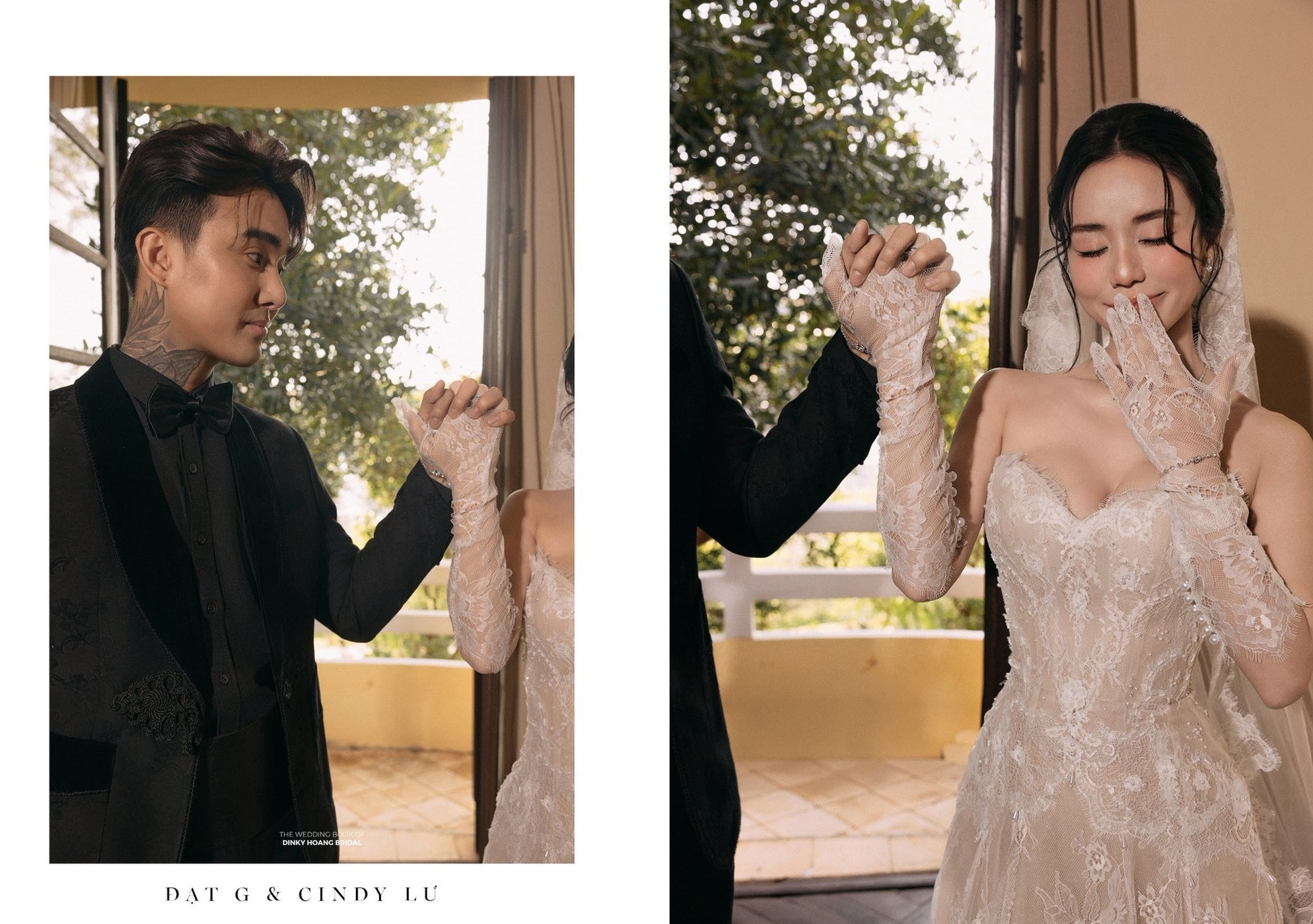 Đạt G hé lộ bộ ảnh cưới lung linh 2 con riêng của Cindy Lư cũng góp mặt