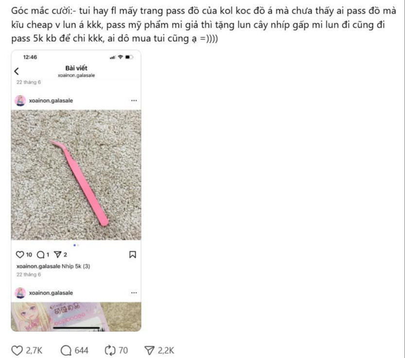 Động thái gắt của Xoài Non sau màn xả kho bán loạt mặt hàng bị chê kém sang