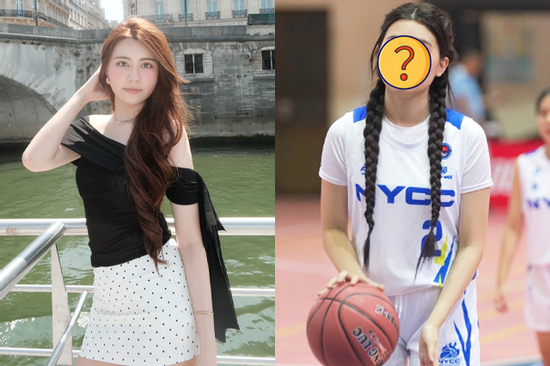 Con gái MC Quyền Linh lộ nhan sắc thật khi bị chụp lén trên sân bóng rổ