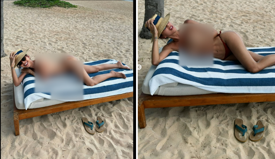 Minh Triệu gây sốc với loạt khoảnh khắc bán nude nóng rẫy mắt trên biển