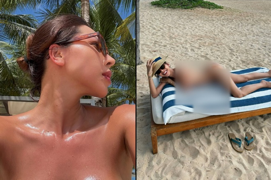 Minh Triệu gây tranh cãi vì loạt khoảnh khắc bán nude 'nóng rẫy mắt' trên biển