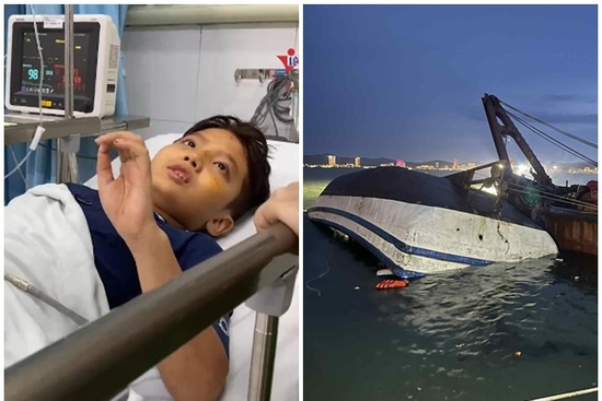 Nhân chứng vụ lật tàu ở Hạ Long: Cháu cố gắng thoát ra được ngoài rồi được cứu