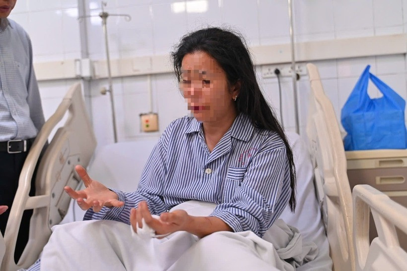 Chị L. nhớ lại khoảnh khắc kinh hoàng