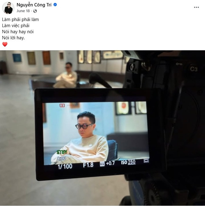 Hình ảnh cuối trước khi NTK Công Trí bị bắt vì ma túy