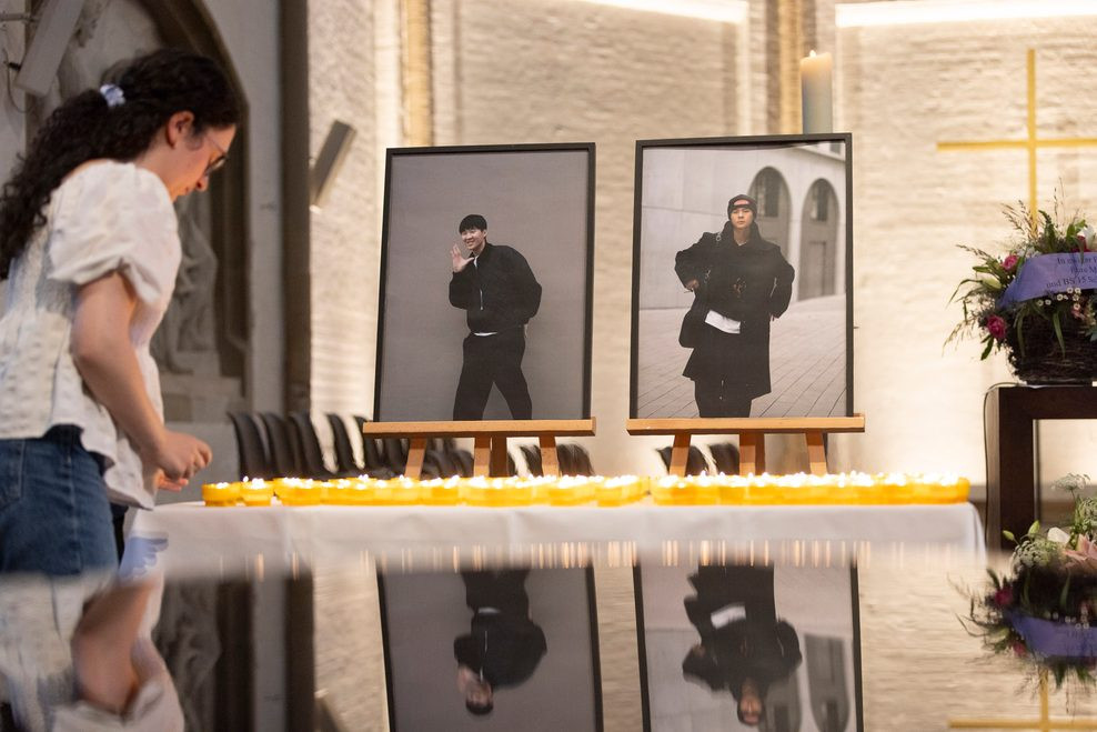 Lễ tang ngày 18 tháng 7 năm 2025 tại Nhà thờ Thánh Petri