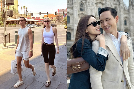 Hồ Ngọc Hà - Kim Lý xả hình dạo phố 'sương sương' ở Mỹ cũng như bìa tạp chí