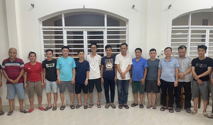 Những người liên quan đến đường dây các độ 350 tỷ đồng ở Đà Nẵng bị khởi tố. (Ảnh: Công an Đà Nẵng).