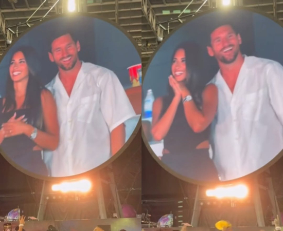 Vợ chồng Messi gây xôn xao MXH khi bị kiss cam 'quay lén' ở concert Coldplay, liên quan vụ CEO ngoại tình